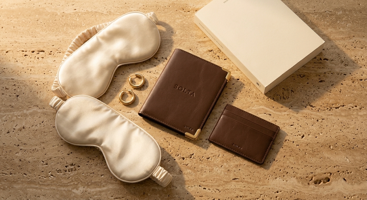 Card holder in chocolate leather