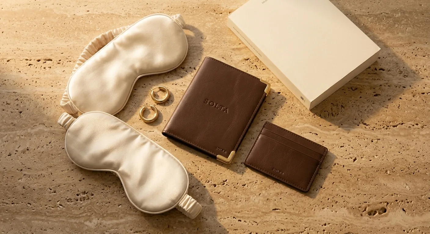 Card holder in chocolate leather